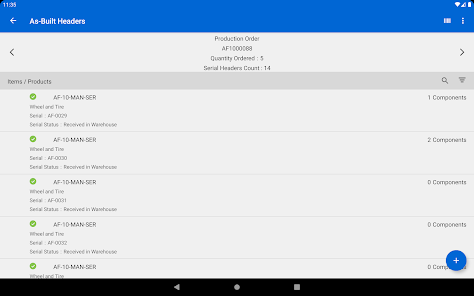 Infor LN As Built Scanning screenshot 10