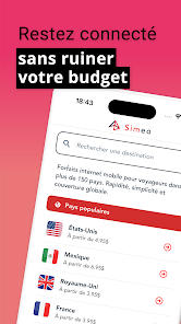Simeo - eSIM de voyage screenshot 1