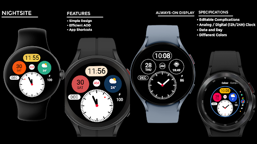 Nightsite - watch face screenshot 15