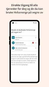 Helsenorge screenshot 3