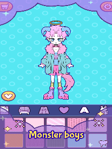 BatDoll monster boy maker game screenshot 17