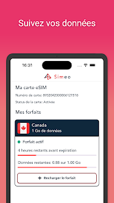 Simeo - eSIM de voyage screenshot 10