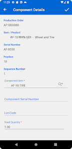 Infor LN As Built Scanning screenshot 1