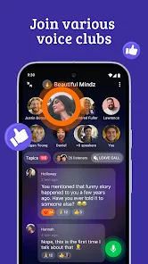 Wakie Voice Chat: Berteman screenshot 3