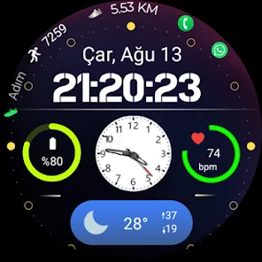FSW293 Hybrid watchface screenshot 17