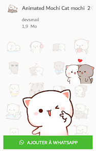 Animated Mochi Peach Cat screenshot 5