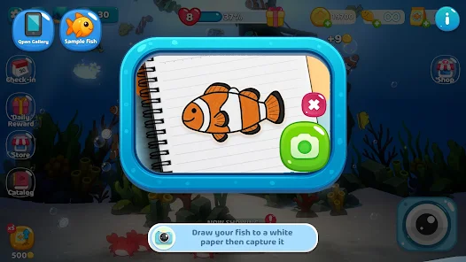 Aqua Play: Draw Aquarium ++ screenshot 2