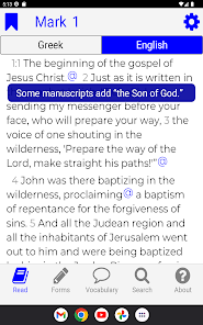 Greek New Testament Study App screenshot 10