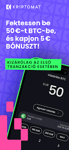 Kriptomat: Bitcoin és kripto screenshot 1