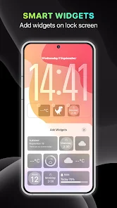 Lock Screen, Widgets - YoLock screenshot 14