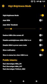 High Brightness Mode screenshot 1