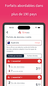 Simeo - eSIM de voyage screenshot 13