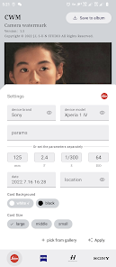 CWM Camera watermark frame screenshot 4