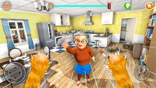 Kitty vs Granny - Cat Sim 3D screenshot 3
