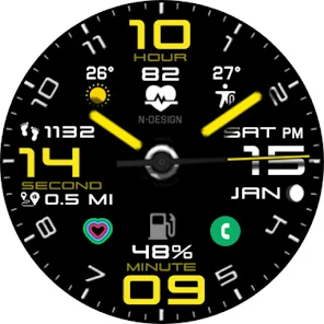 NTV146 - Contrast watch face screenshot 20