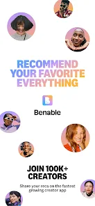 Benable: for influencers & all screenshot 1
