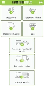 Driving school tests (CZ) screenshot 1