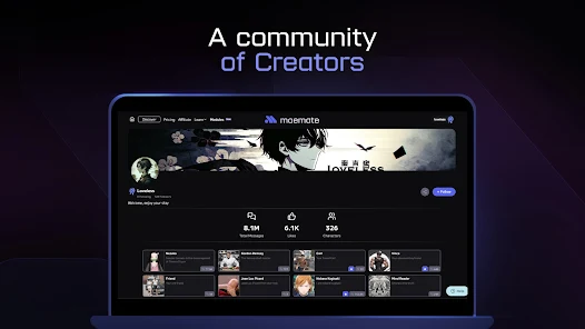 Moemate: Character AI Chat screenshot 17