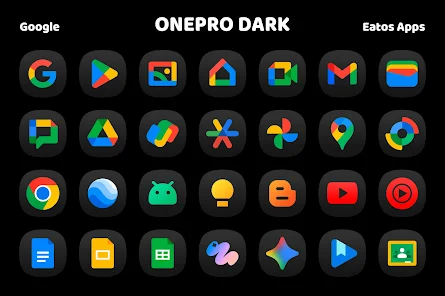 OnePro (Dark) - Icon Pack screenshot 3