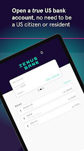 Zenus Bank: U.S. bank accounts screenshot 6