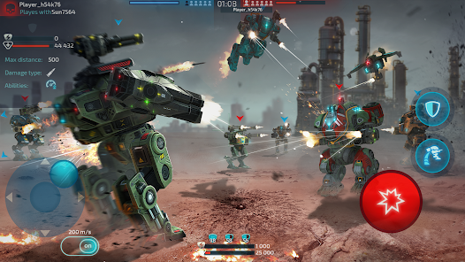 Robot Warfare: PvP Mech Battle screenshot 13