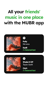 MUBR - see what friends listen screenshot 8