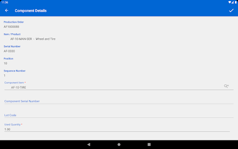 Infor LN As Built Scanning screenshot 7