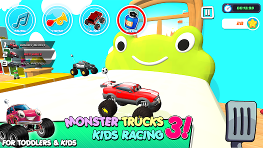 Monster Trucks Game for Kids 3 screenshot 1