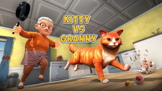 Kitty vs Granny - Cat Sim 3D screenshot 5