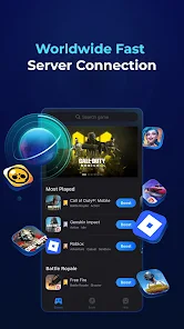 GearUP: Lower Lag Game Booster screenshot 2