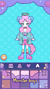 BatDoll monster boy maker game screenshot 5