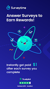 Surveytime - Paid surveys screenshot 1