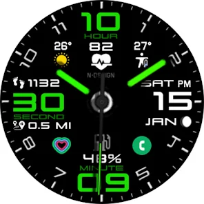 NTV146 - Contrast watch face screenshot 24