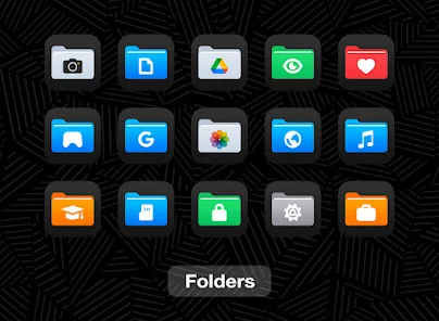 iDarkOS 18 - Icon Pack screenshot 5