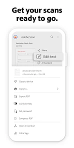 Adobe Scan AI PDF Scanner, OCR screenshot 4
