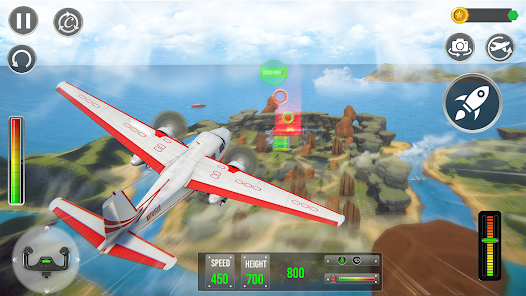 Airplane Simulator Flight Game screenshot 6