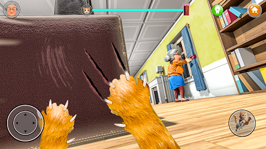 Kitty vs Granny - Cat Sim 3D screenshot 11