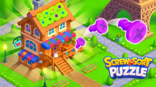 Screw Sort Puzzle: Pin Jam 3D screenshot 1