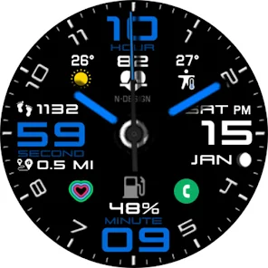 NTV146 - Contrast watch face screenshot 25