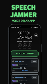 Speech Jammer: Voice Delay App screenshot 1