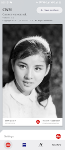 CWM Camera watermark frame screenshot 1