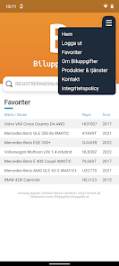 Biluppgifter, Regnr & bilägare screenshot 24