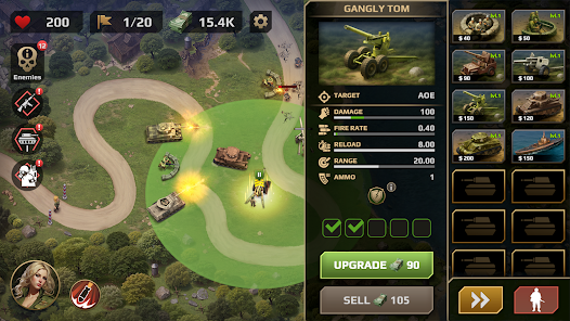WWII Defense: RTS Army TD game screenshot 14